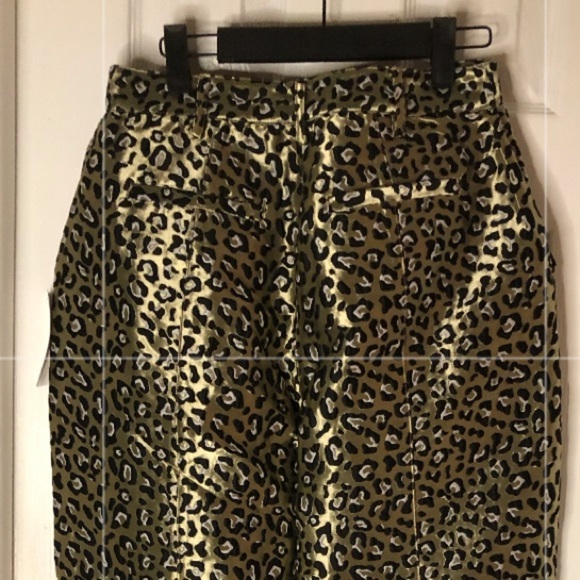 Jacquard Slit Hem Pants - Picture 14 of 15